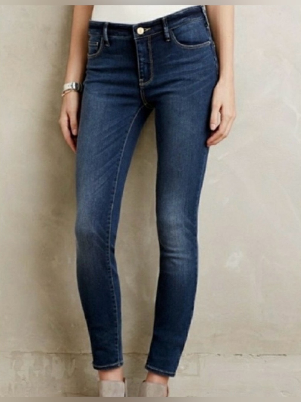 Anthropologie Pilcro and the Letterpress Women’s Serif Skinny Jean Size 29